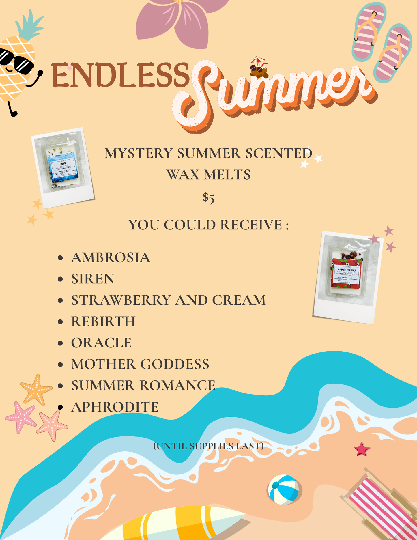 Mystery Summer Scented Wax Melt
