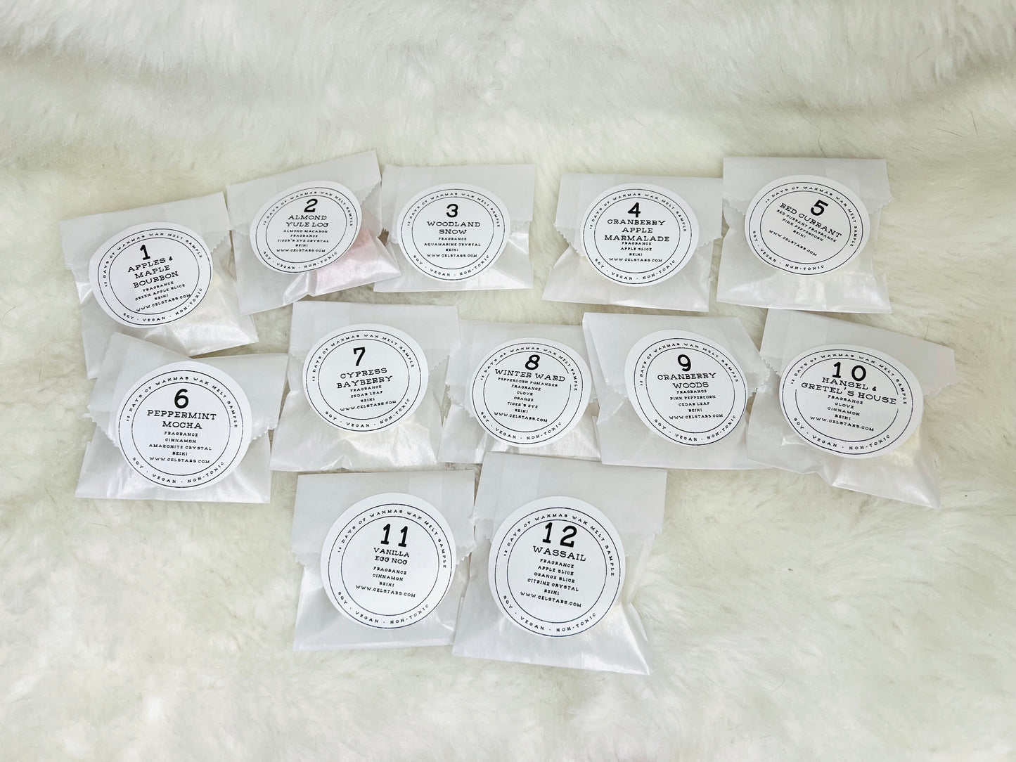 12 Days of Waxmas Wax Melt Sampler