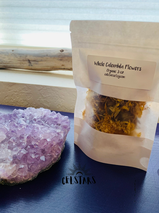 Whole Calendula Flowers Herbs .3 ounces 8 grams