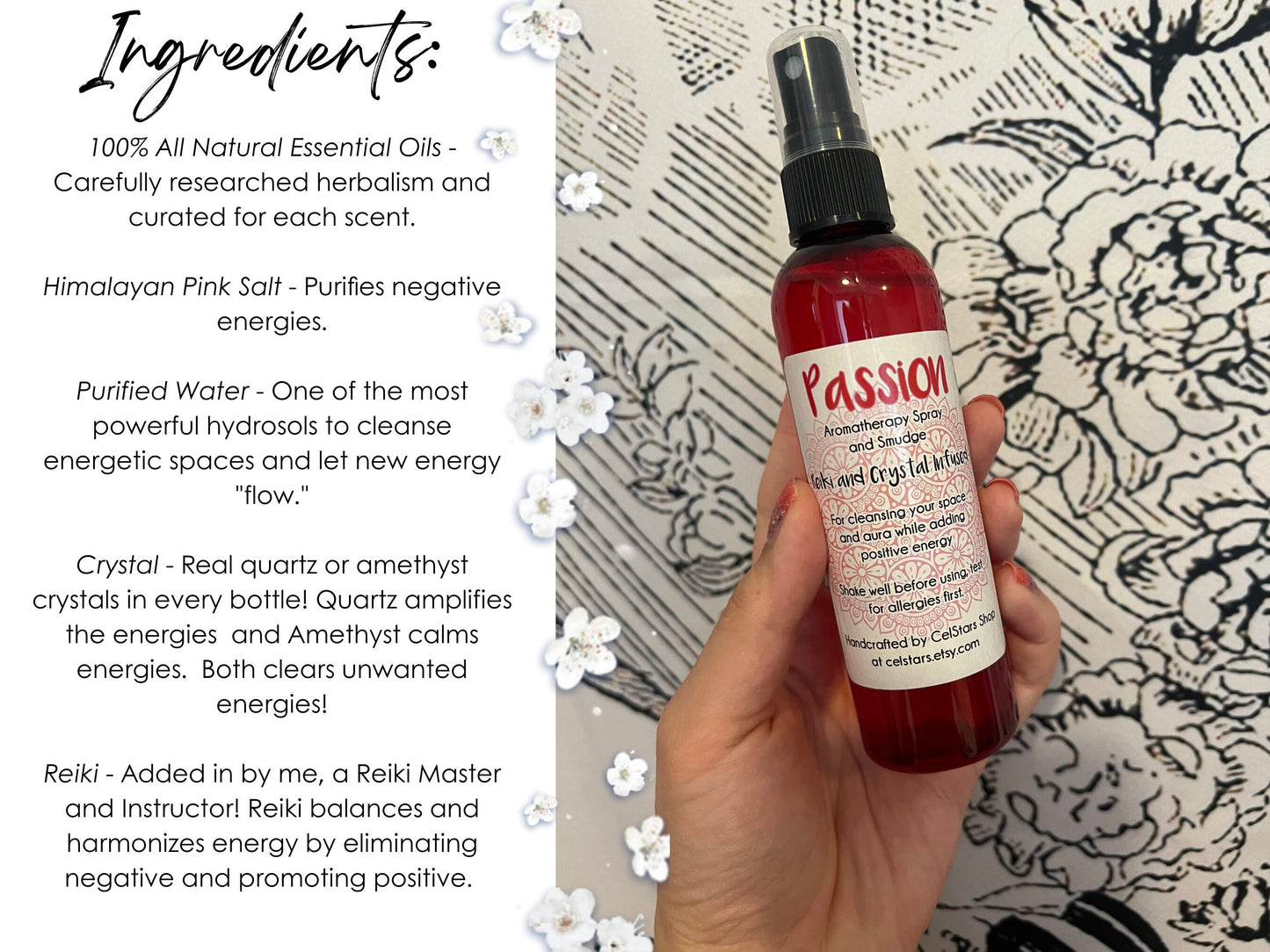Reiki Infused Passion Spray Energy