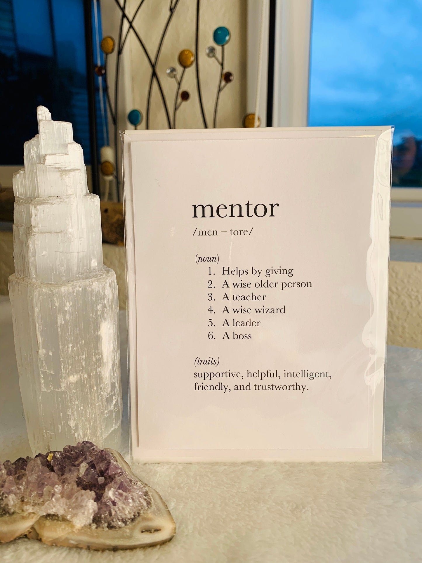 Mentor Greeting Paper Handmade Card