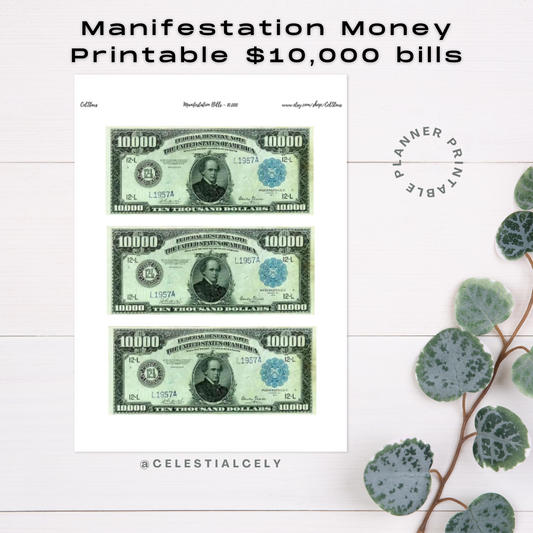 Manifestation Money - $10,000