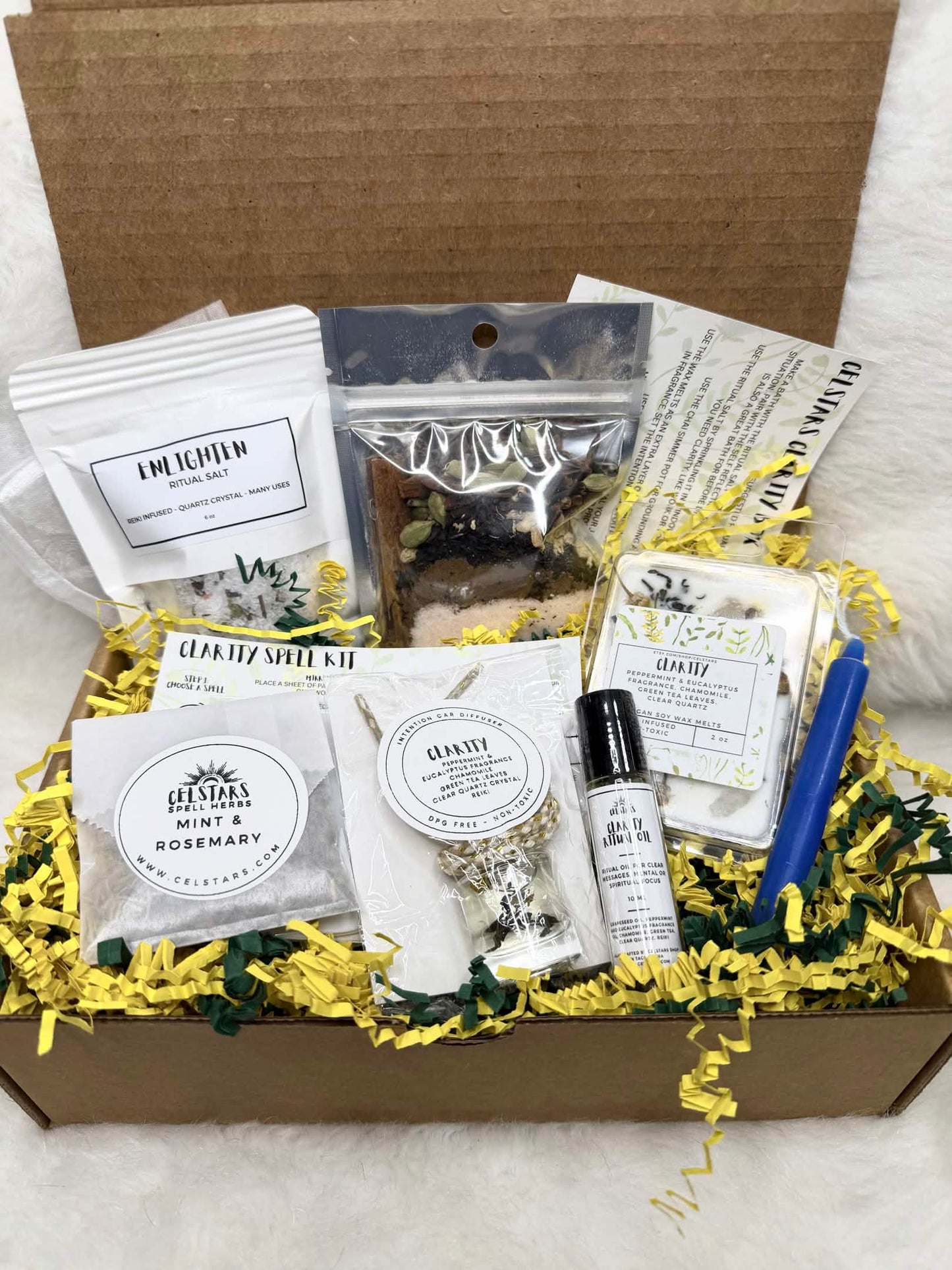 Clarity Spell Box Gift for Witches Non-Toxic Fragrance Witchy Box