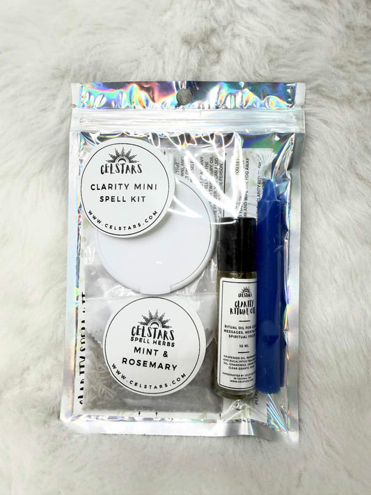 Clarity Spell Kit Non-Toxic Fragrance Witch Kit Ritual oil