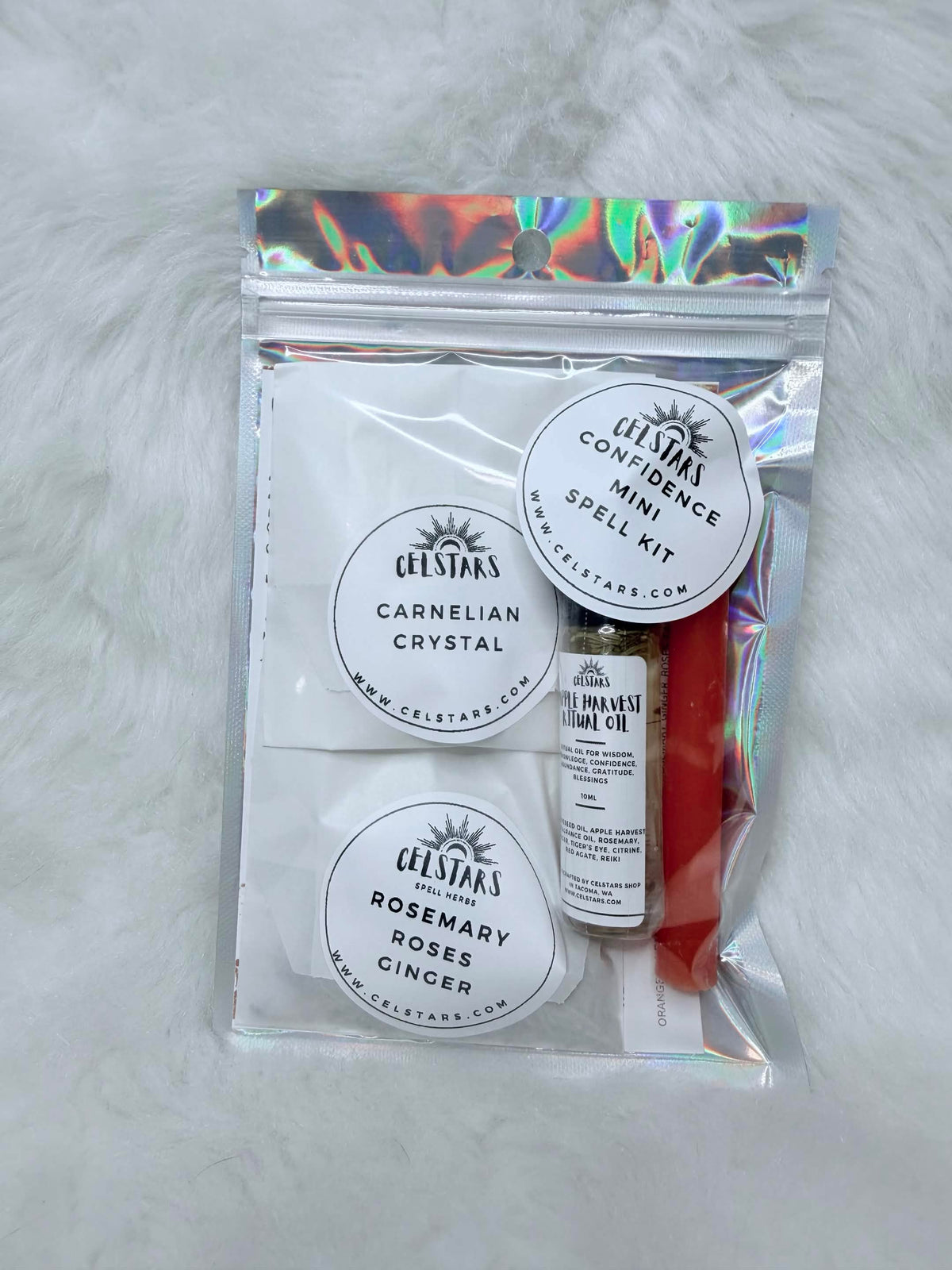 Confidence Mini Spell Kit: Ritual Oil, Herbs, Reiki Infused Ritual Oil Spell Oil
