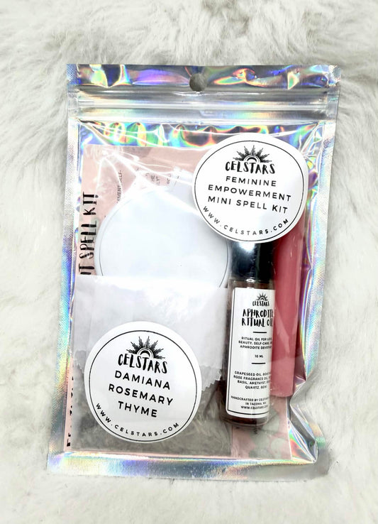 Feminine Empowerment Spell Kit Non-Toxic Fragrance Witch Kit Ritual oil