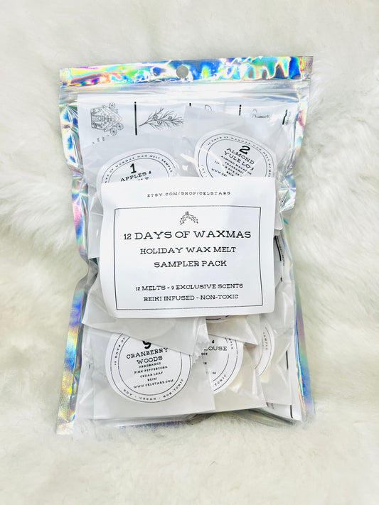 12 Days of Waxmas Wax Melt Sampler