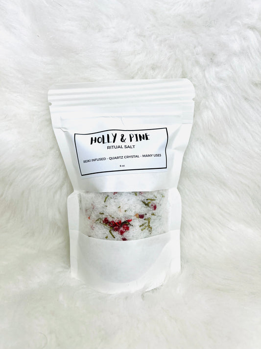 Holly & Pine Ritual Salt