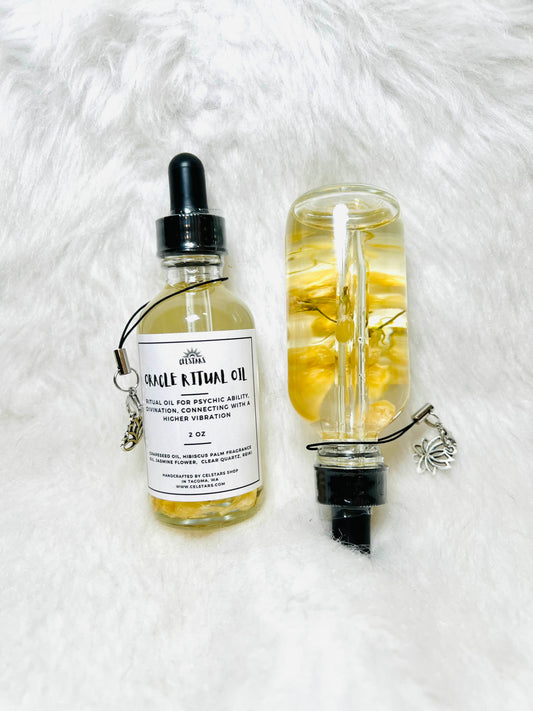 Oracle Ritual Oil 2 oz Spell Oil For Divination