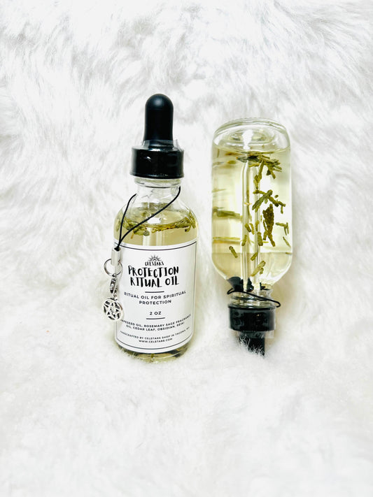 Protection Ritual Spell Oil 2 oz Bottle