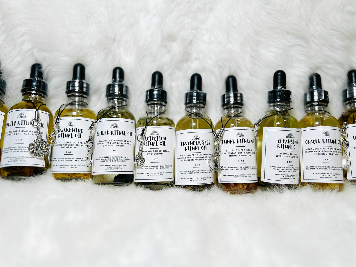 Luck & Money Ritual Spell Oil 2 oz Bottle - For Wealth Prosperity