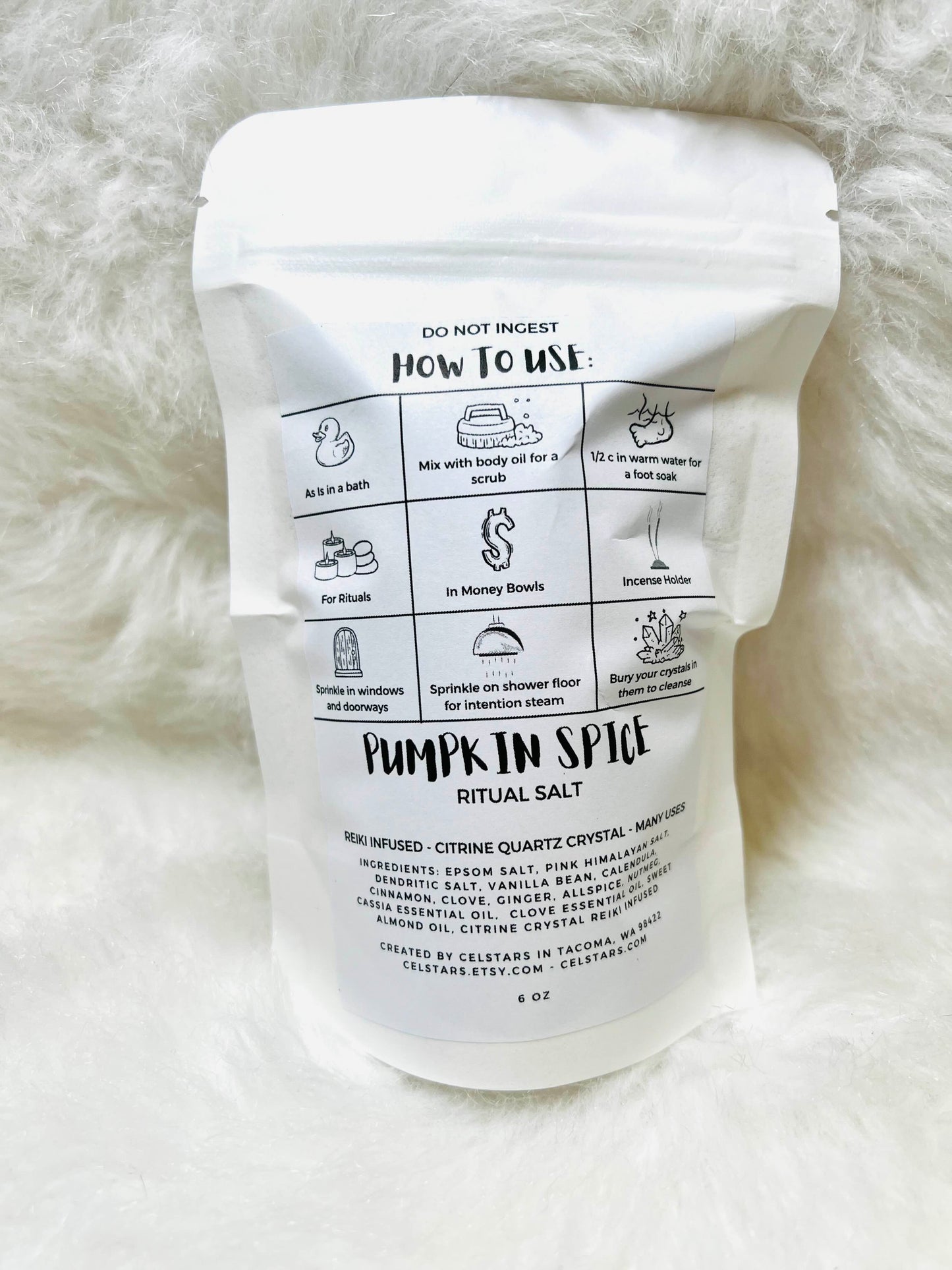 Pumpkin Spice Ritual Salt Bath