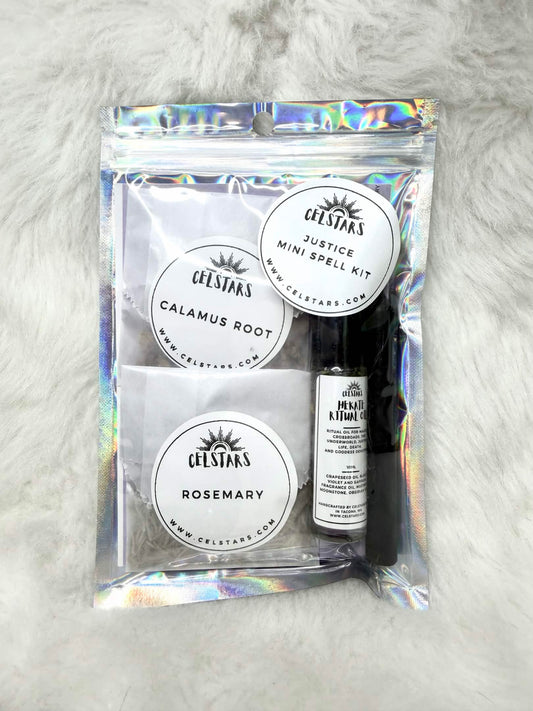 Justice Spell Kit Non-Toxic Fragrance Witch Kit Ritual Oil