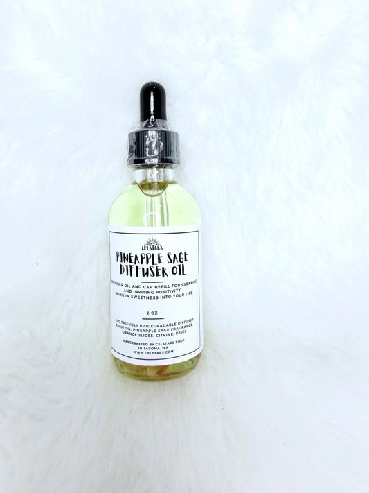 Pineapple Sage Diffuser Oil 2oz Car Diffuser Refill