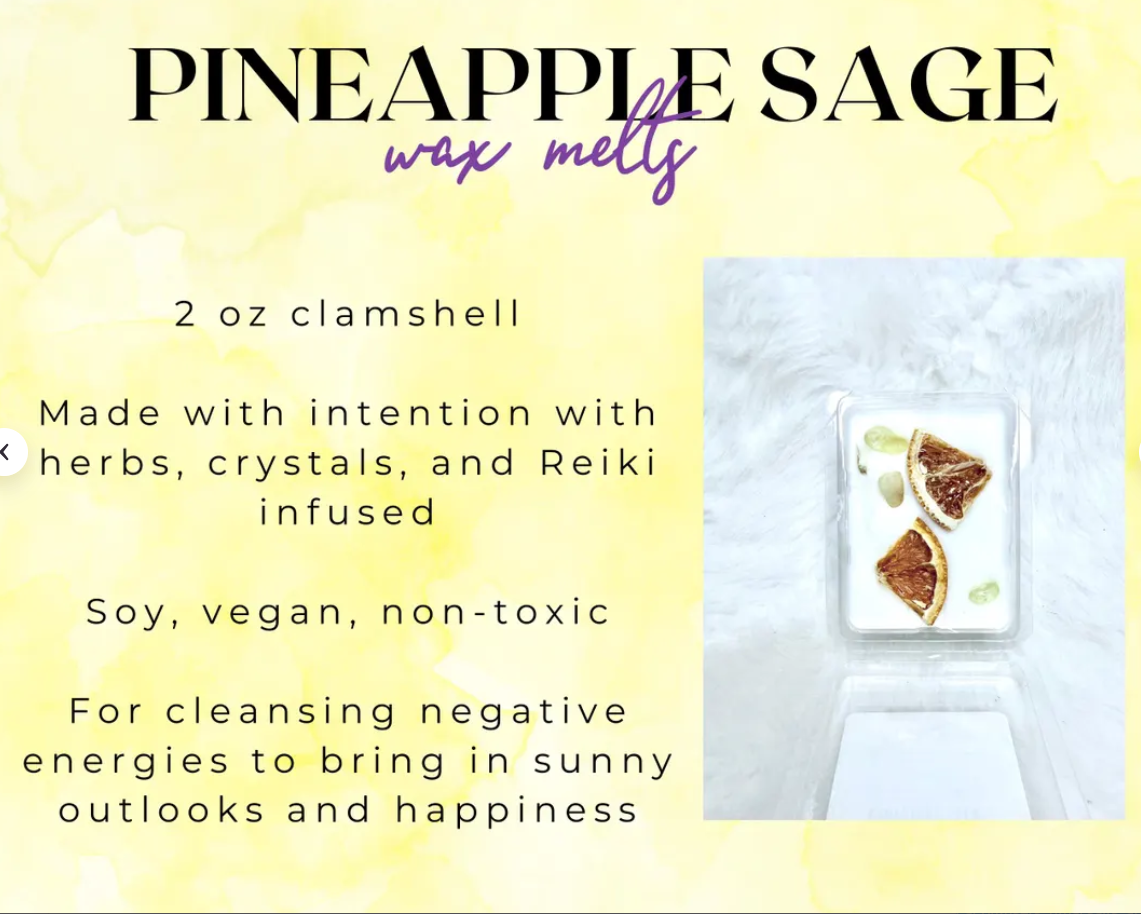 Pineapple Sage Intention Soy Wax Melts