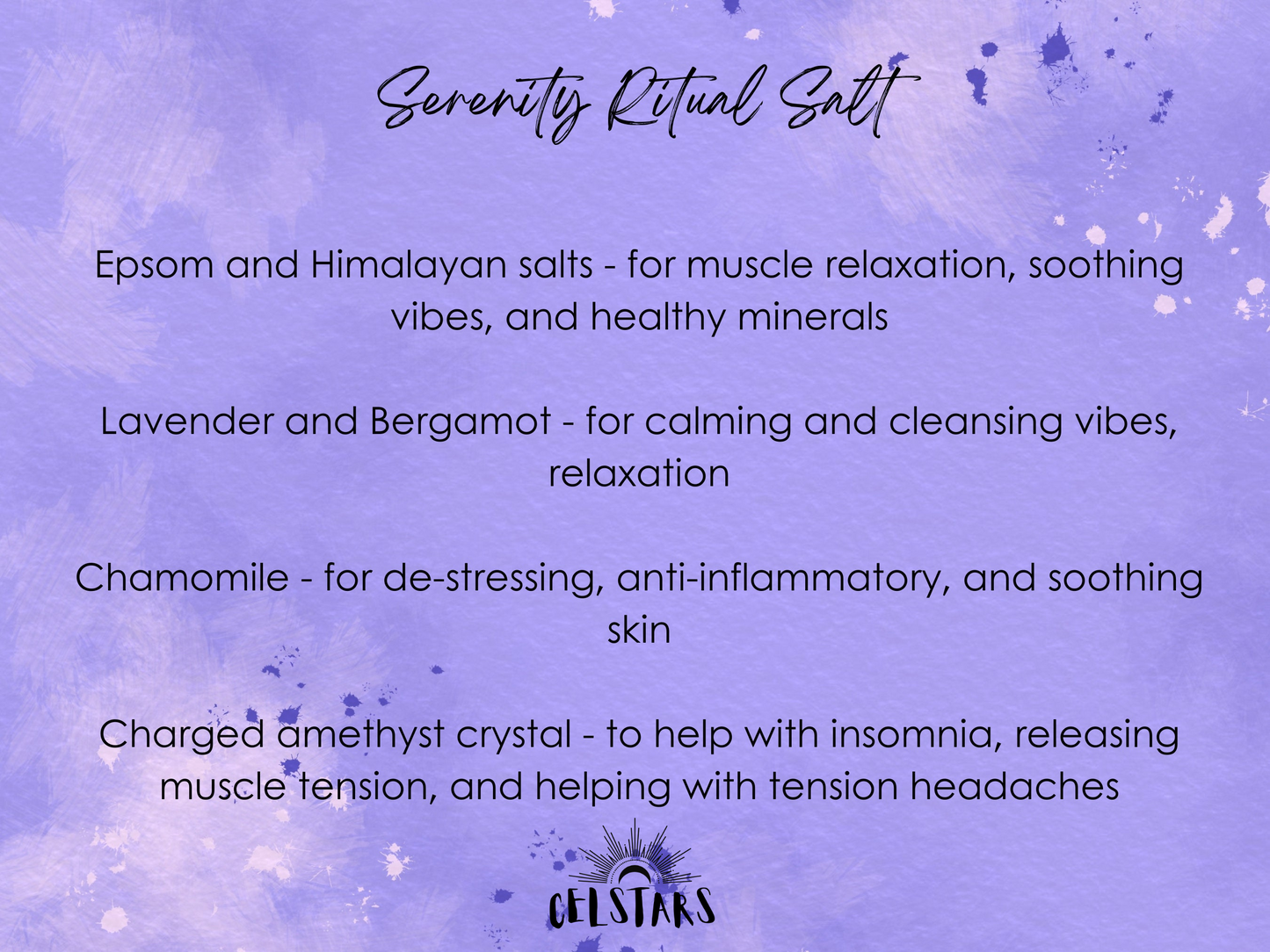 Serenity Ritual Salts