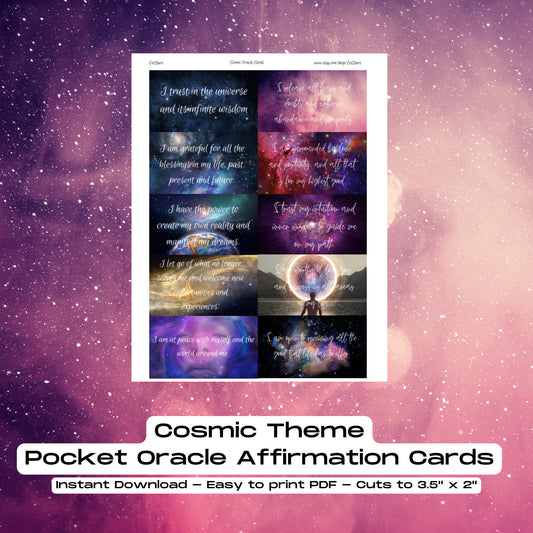 Cosmic Pocket Oracle Printable PDF